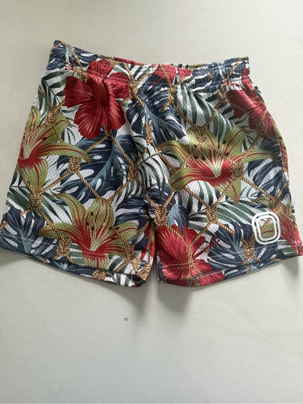 Overtime Tropical Floral Men’s Swim Shorts